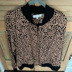 Cheetah bomber jacket